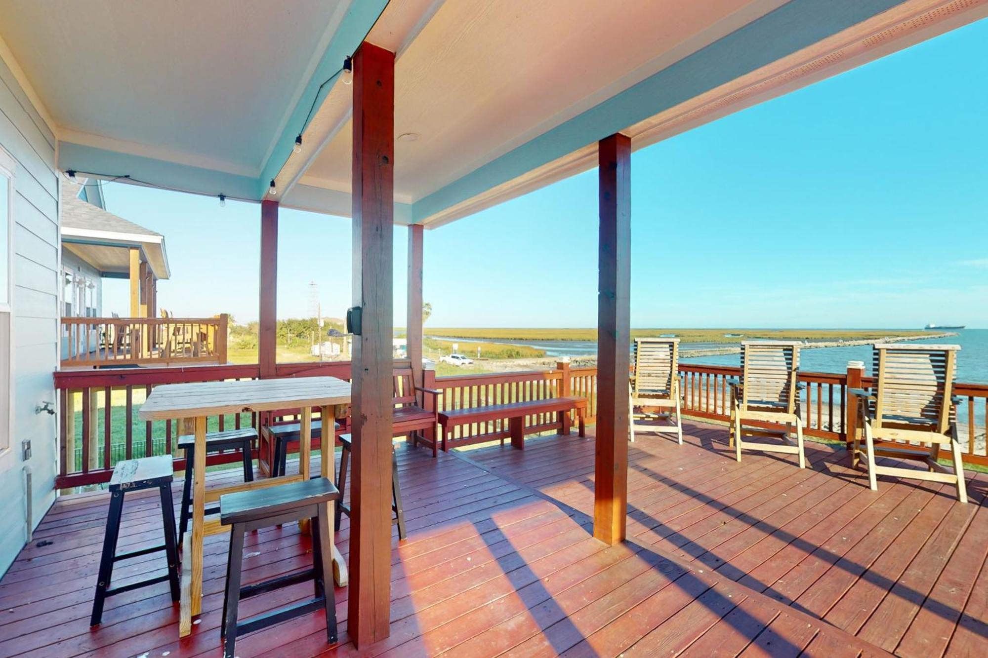 Villa Ocean Sea à Port Bolivar Extérieur photo