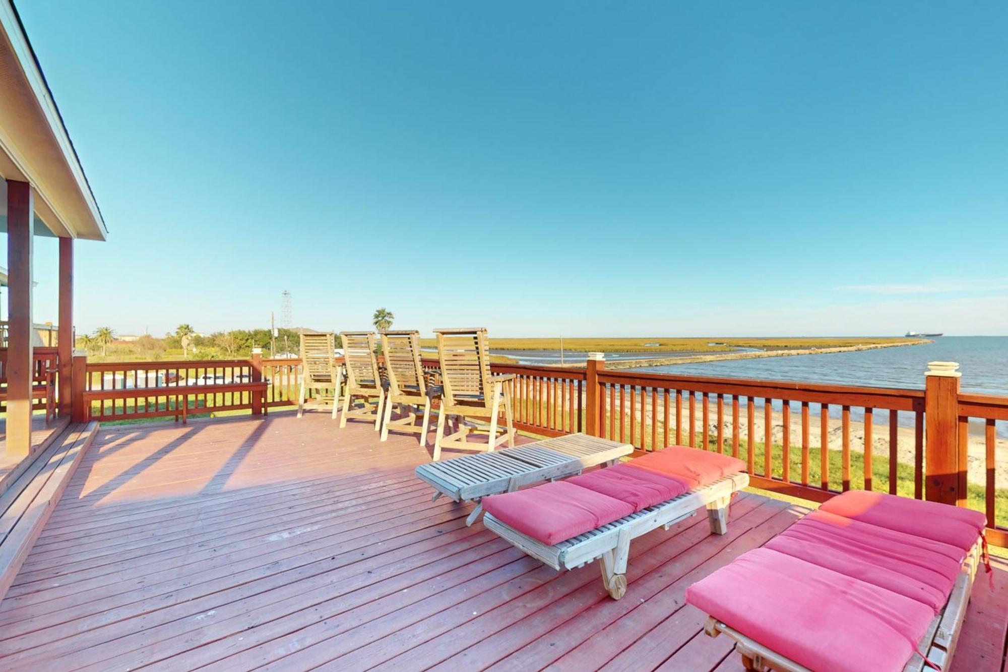 Villa Ocean Sea à Port Bolivar Extérieur photo